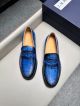 J.M.WESTON Man Blue Calfskin Business Leather Shoes 042842 (4)_th.jpg